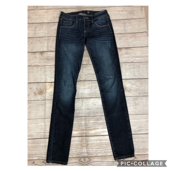 Wildfox Distressed Whiskered Skinny Jeans 26 - Picture 2 of 6